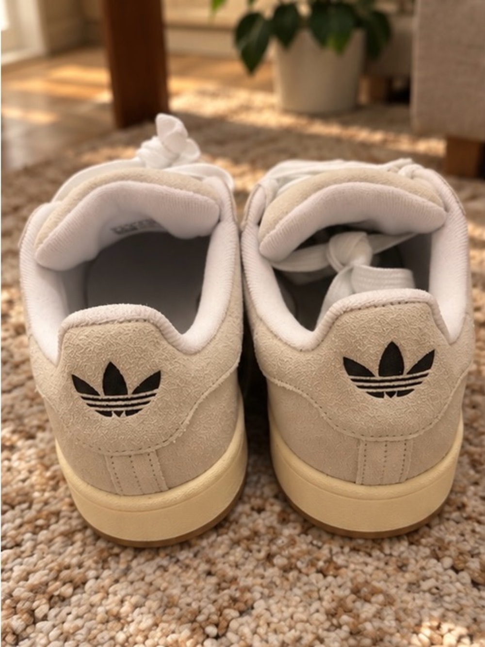 Adidas Campus 00s 'Camp Crystal White Core Black Off White' JR1646 Men's - Picture 2 of 7